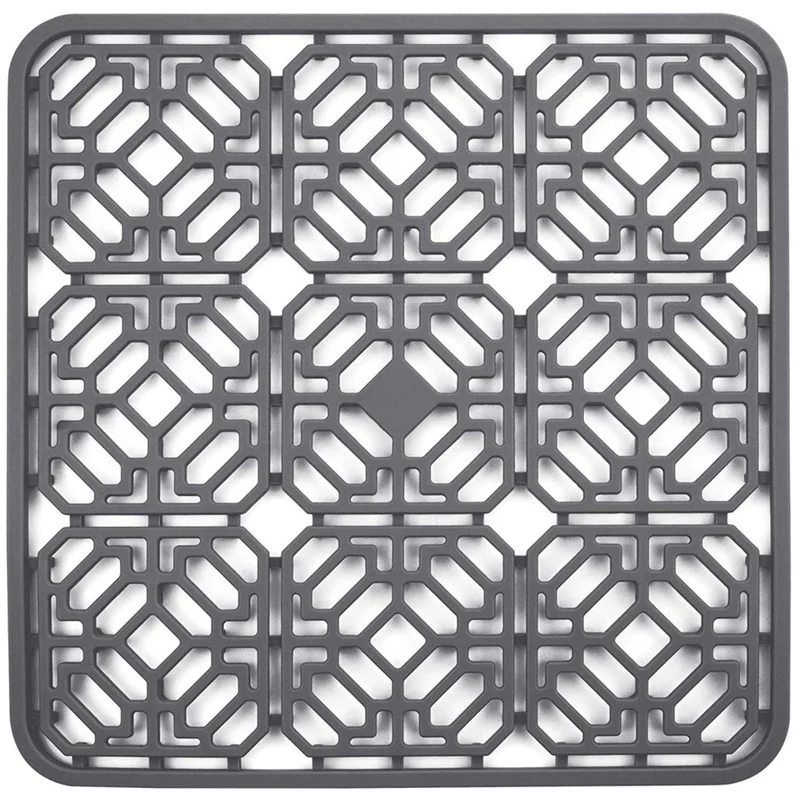 Silicone Kitchen Sink Mat, Great Sink Protector Grid Accessory For Stainless Steel Sink, Bathroom Sink, Porcelain Bowl