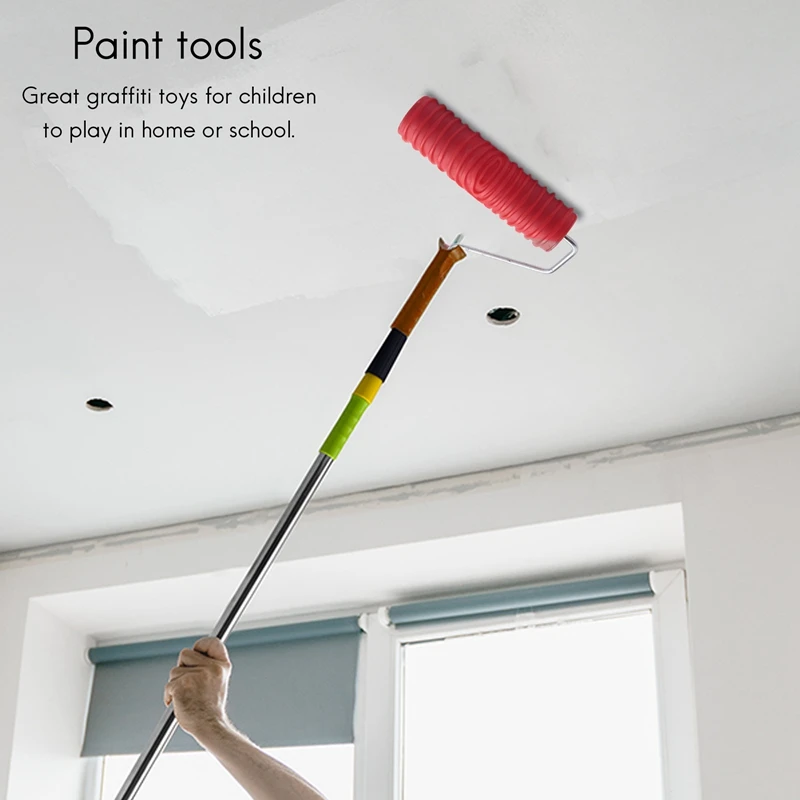 7-дюймовый роликовый Рисунок Empaistic + 2 шт. инструмента для рисования по дереву