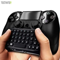 for sony playstation 4 mutilfunction 2 in 1 bluetooth mini wireless chatpad message keyboard game consoles for ps4 controller