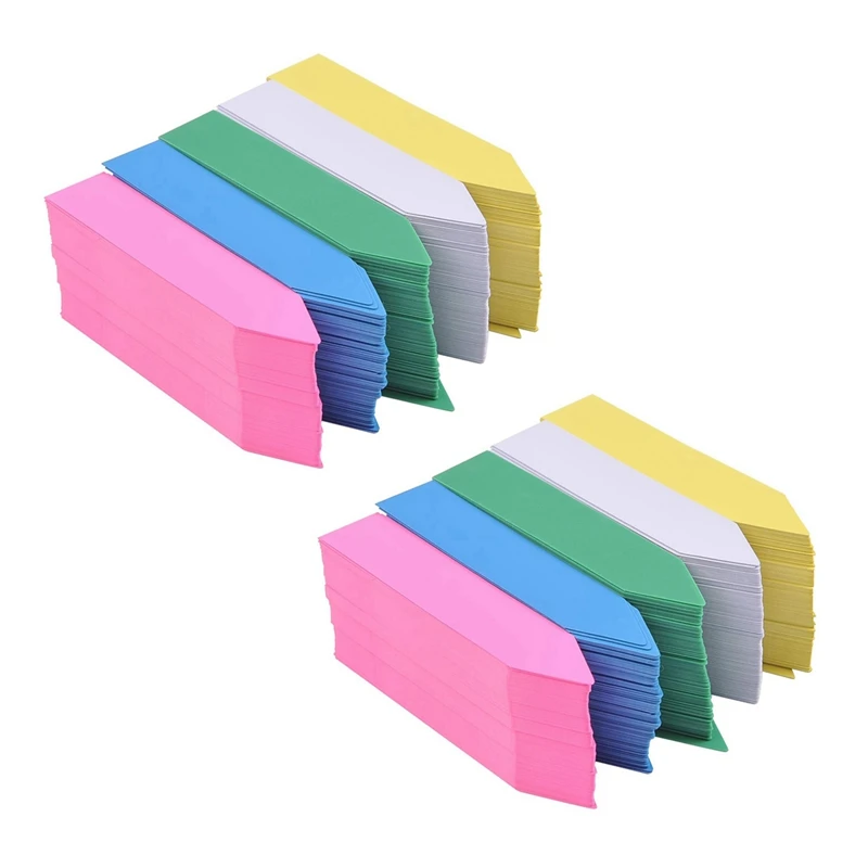 

2000Pcs 2 Inches Plastic Plant Labels Plant Nursery Garden Labels Stakes Pot Marker Plant Garden Tags Multi-Color
