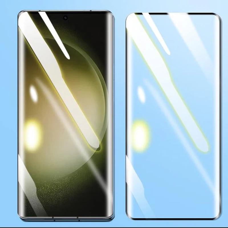 

3D Full Cover Tempered Glass for Samsung Galaxy S23 Ultra Full Glue Screen Protector S23Ultra Protective Film
