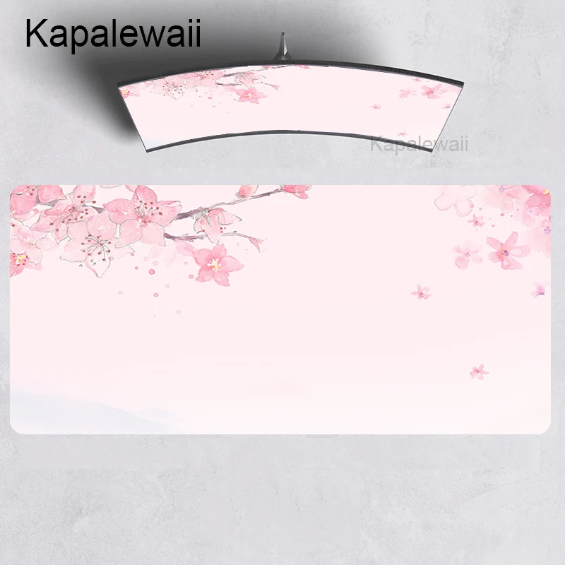 

Sakura Mousepad Cherry Mausepad Pink Gamer Accessories Office Carpet Japanese Art Mouse Pad Company Gaming Desk Mats 90x40 XXL