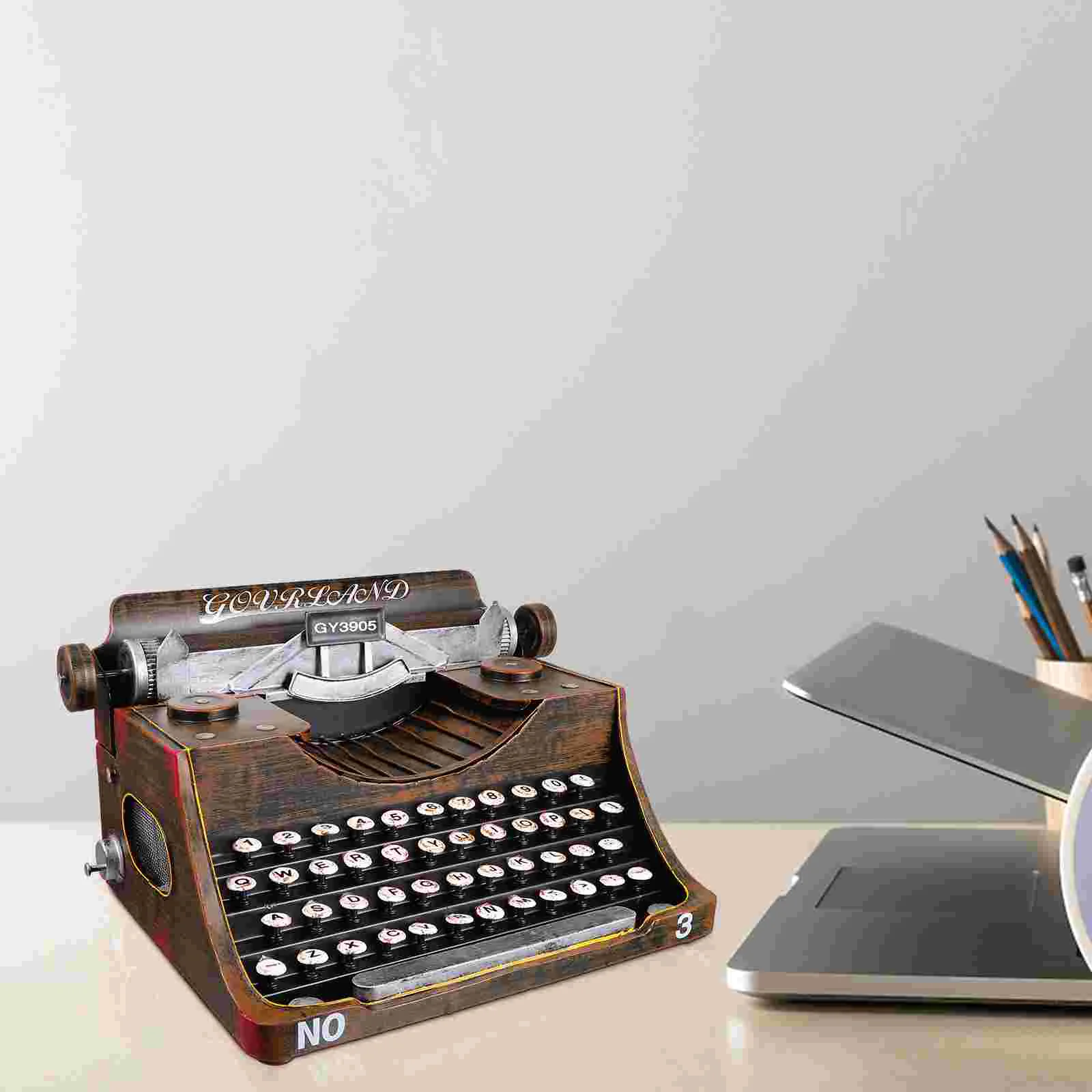 Миниатюрная ручная машинка для принтера Винтажные Украшения домашнего декора