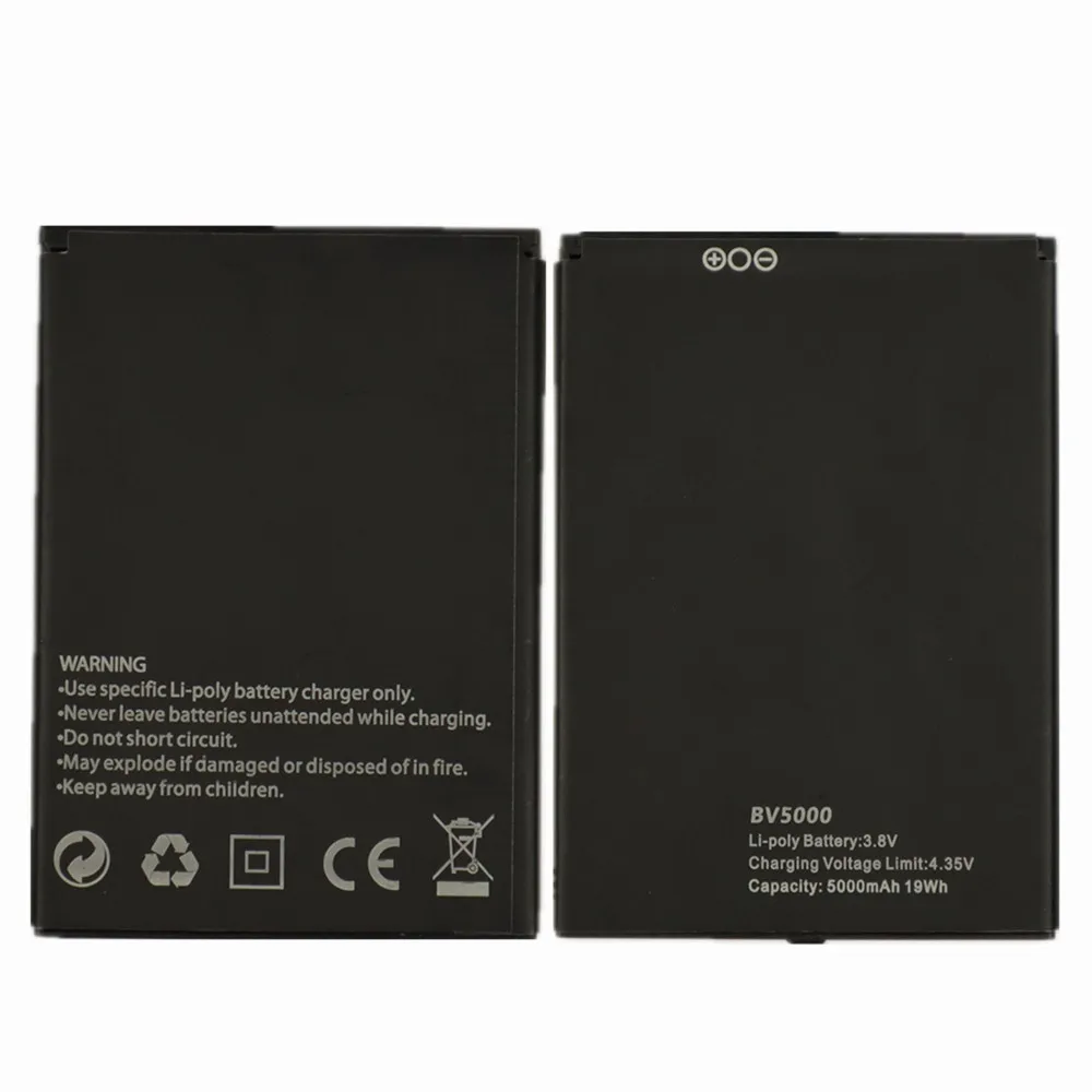

High Quality BV5000 Battery For Backup Blackview BV5000 Smart Mobile Phone Battery 5000mAh Replacement Batteries