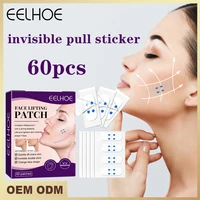 60pcs lift face sticker invisible makeup adhesive tape v shaped face patche fox eyes tira firm chin up lighten fine lines