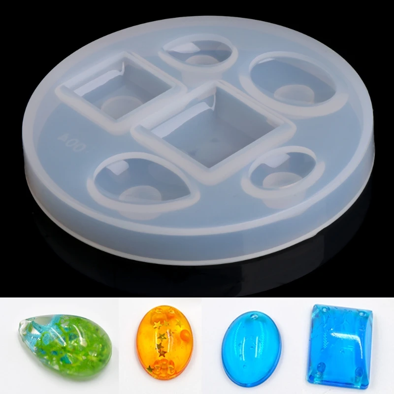 

DIY Silicone Pendant Mold Drops Making Jewelry Pendant Resin Casting Mould Craft
