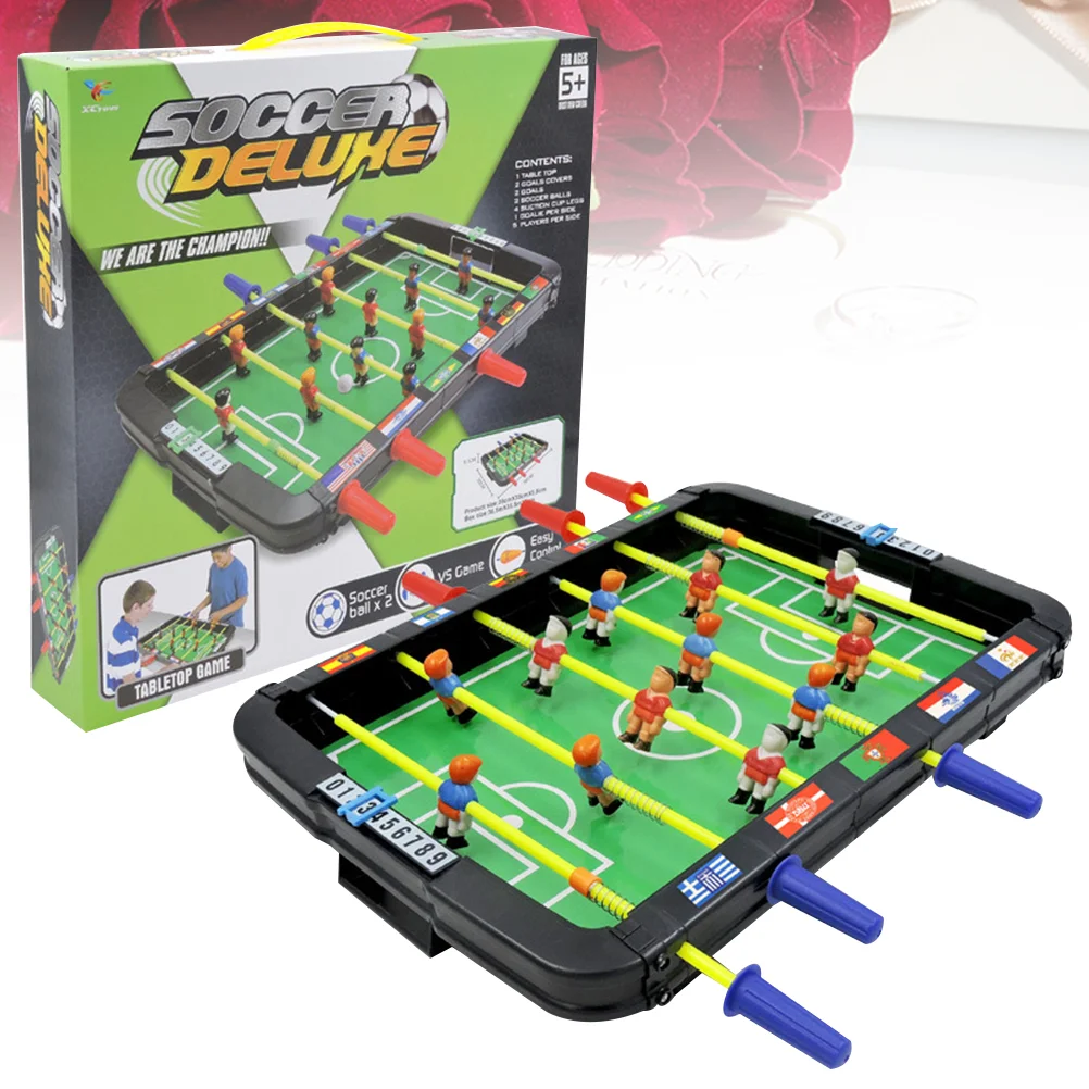 

Foosball Table Game Football Tabletop Soccer Kids Mini Sports Hand Toys Desk Duty Heavy Desktop Set Outdoor