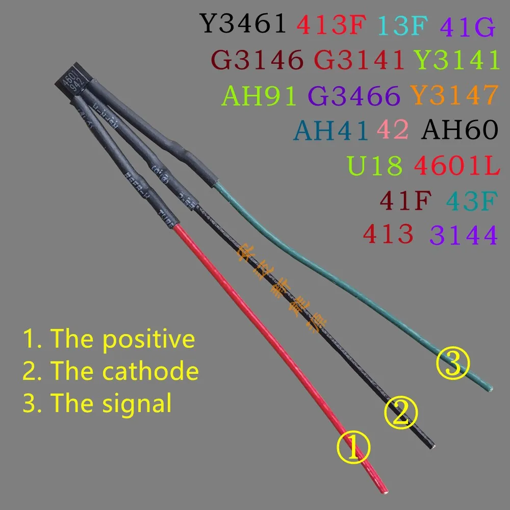 2-wheels Electric Vehicles Tricycle Motor Hall Sensor Y3461 Y3141 G3141 G3146 13F AH41 42 AH60 41F 41G  213  Motor Hall Element
