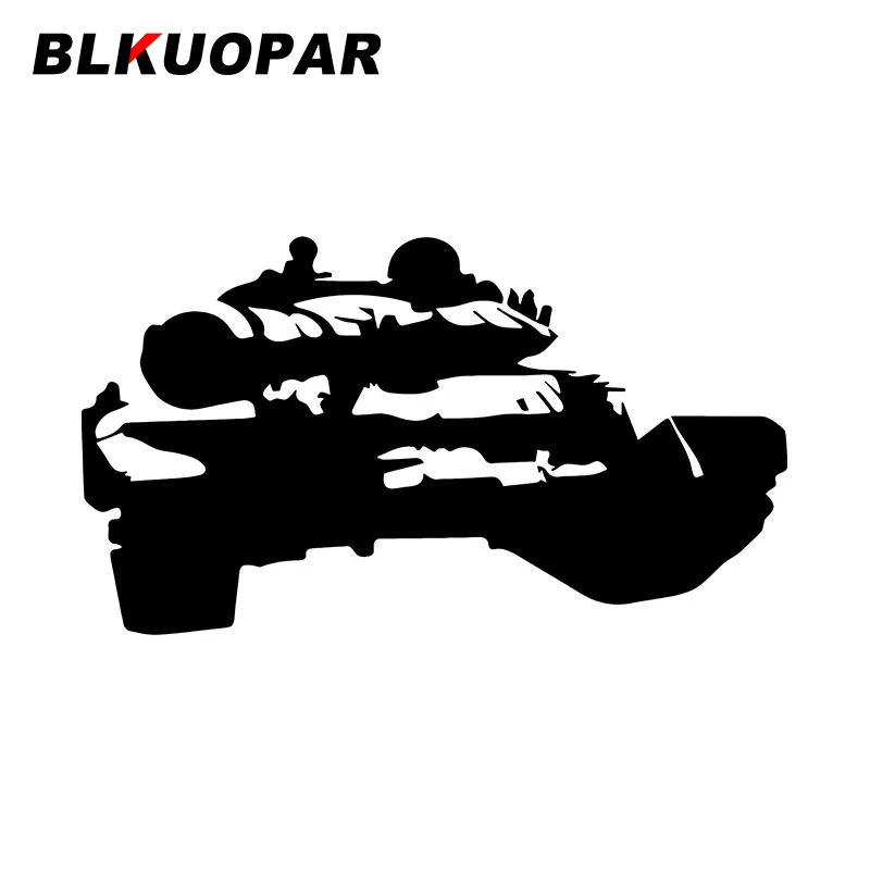 

Наклейки на автомобиль BLKUOPAR с силуэтом военного танка креативная наклейка с оружием устойчивая к царапинам наклейка на холодильник мотоцикл Стайлинг автомобиля