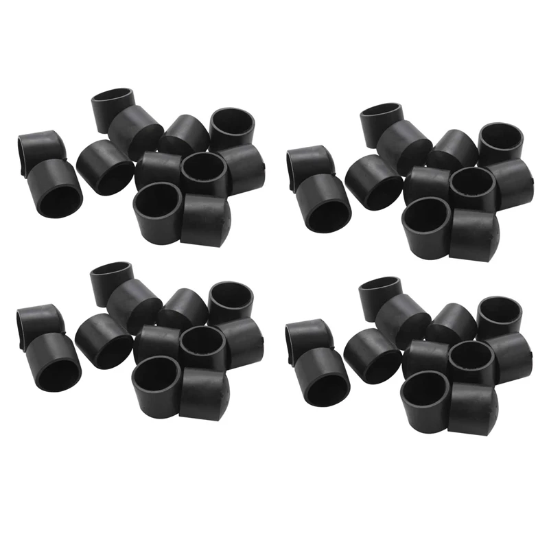 

48 Pcs 16Mm Inner Rubber Foot Caps Pipe Caps Protective Caps Chair Caps Cap