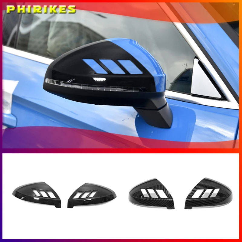 

2pcs For Audi A4 A5 B9 Side Mirror Caps (Carbon Look) 2017 2018 2019 S4 S5 RS5 allroad Quattro