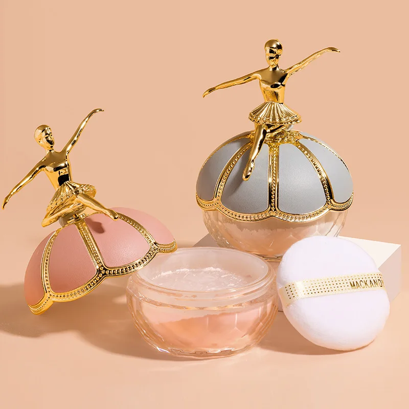 

20g Ballet Makeup Loose Setting Powder Long-lasting Oil Control Coverage Shimmer Matte Face Base Foundation luxury makeup