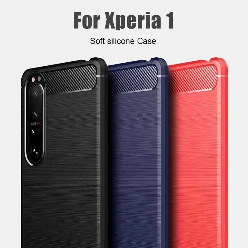 

Nonmeio Shockproof Soft Case For Sony Xperia 1 III II Phone Case Cover