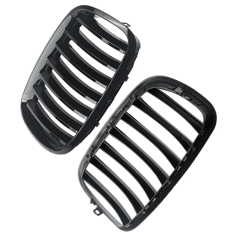 Передняя решетка радиатора для BMW X5 X6 E70 E71 2007-2013 1 пара запасные части глянцевый