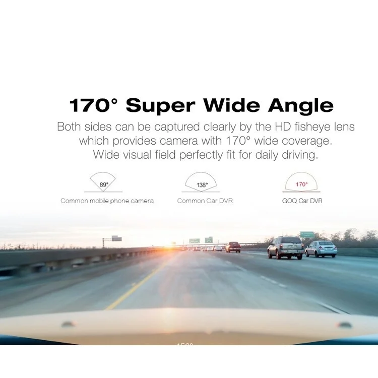

Dual Lens Car Camera Dash Cam Front & Back Recording 1080P FHD Video Recorder GOQ A10 Dashcam