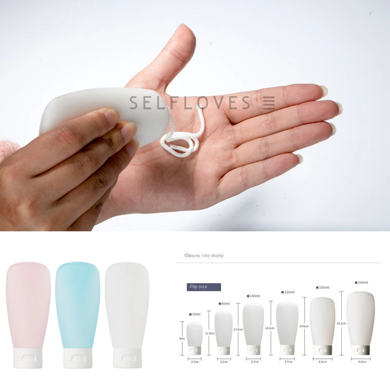 

Multicolor Hose Flip/Twist Cap Squeezing Empty Storage Refillable Bottle Travel Facial Cleanser Shampoo bath salt containers
