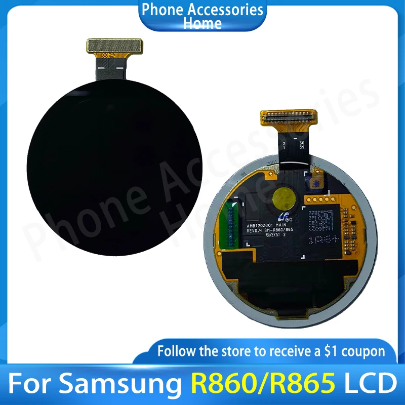 

Оригинальный AMOLED 40 мм для Samsung Galaxy Watch4 R860 R865 ЖК-дисплей сенсорный экран панель дигитайзер в сборе запасные части