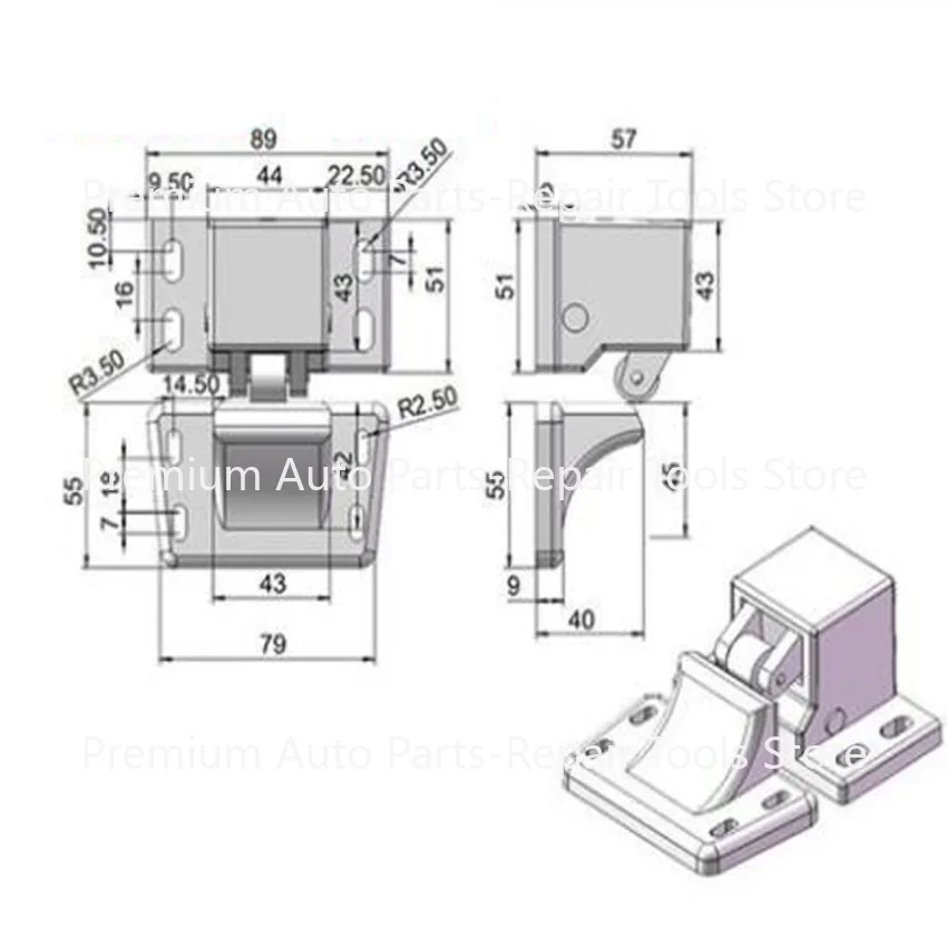 Новинка 1 комплект Сверхмощный Замок-распылитель для навесных дверей