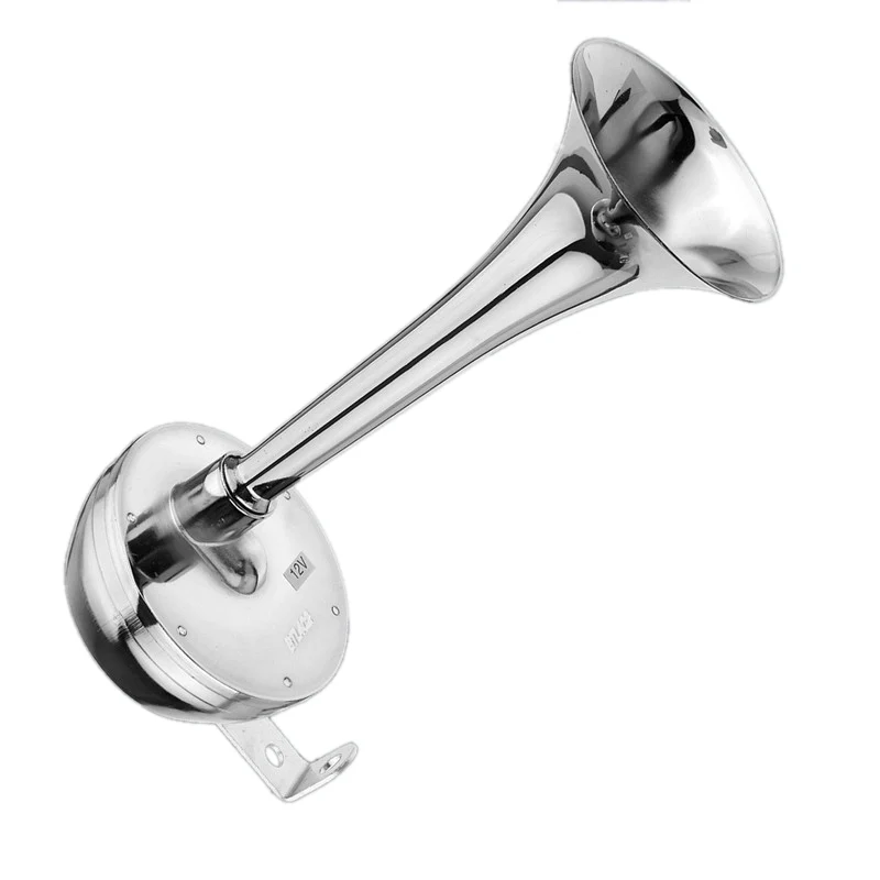 12 В 126 дБ Автомобильный Универсальный супер громкий клаксон хромированный