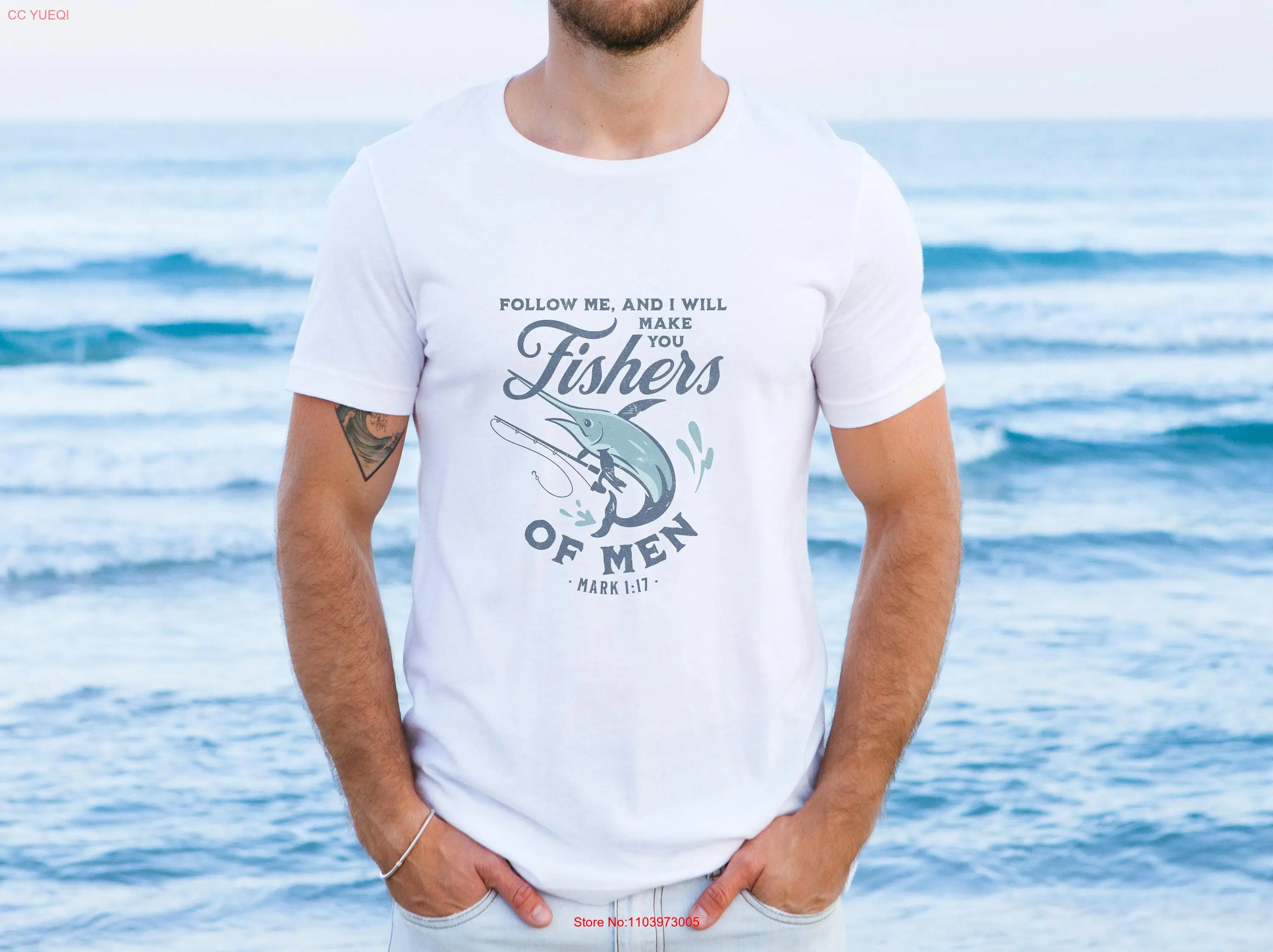 Рыболовные мужские рубашки подарочная футболка на день отца христианская для