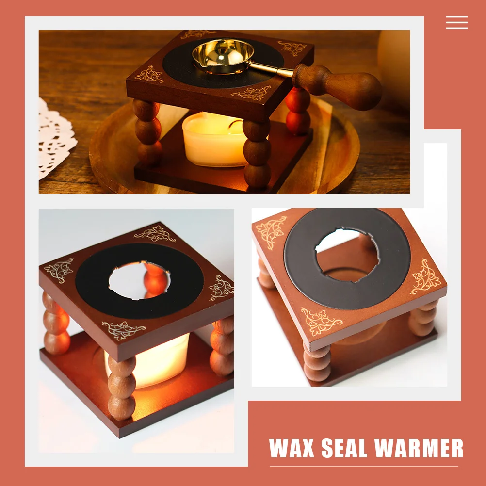 

4pcs Lacquer Melting Furnace Wax Seal Warmer Wax Warmer for Seal Stamps
