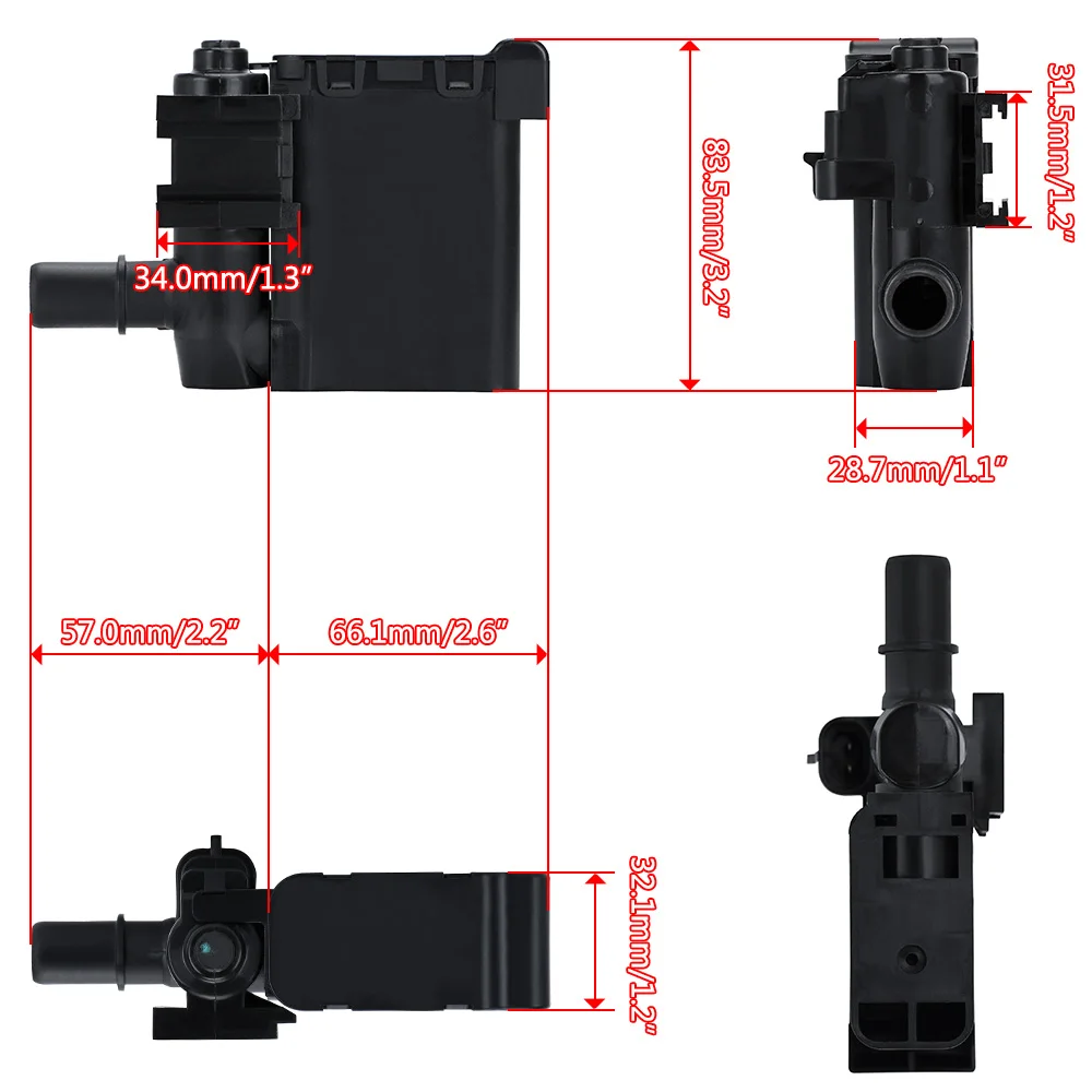 Электромагнитный клапан вентиляционного отверстия продувки канистры пара EVAP