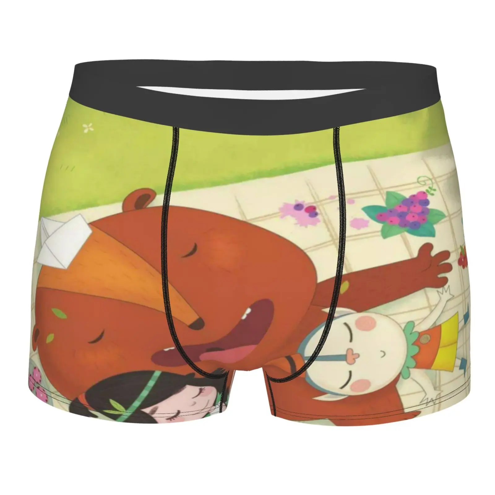 

Emmy Gooroo 1219 Boxer Briefs Men's Shorts Boxer Shorts Black Polyester Men Sexys Man Briefs Man Undrewear Gay Panties Panties