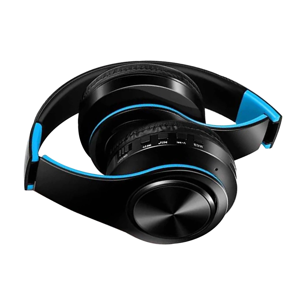 

Складные беспроводные музыкальные наушники Bluetooth 5,0, Hi-Fi стерео Спортивная гарнитура с микрофоном, FM-радио, наушники с TF-картой