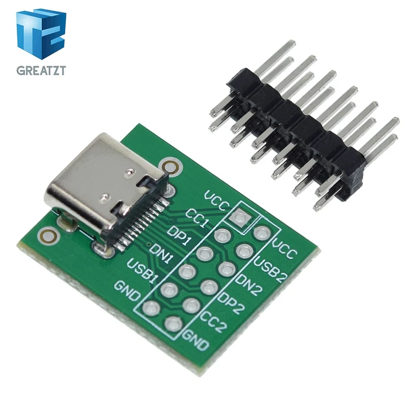 1/5 шт. USB-адаптер для тестовой платы