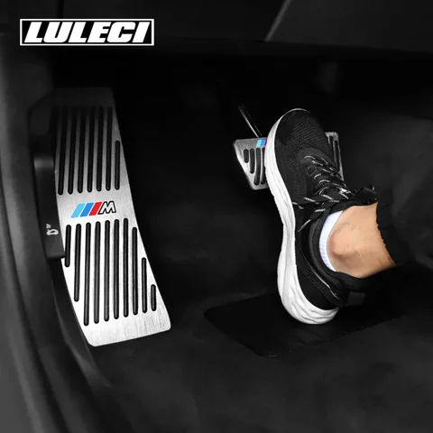 Для BMW AT MT 3 серии E39/E46/E87/E90/E92, противоскользящая подставка для ног, накладки на педали тормоза и газа, чехлы, автомобильные аксессуары
