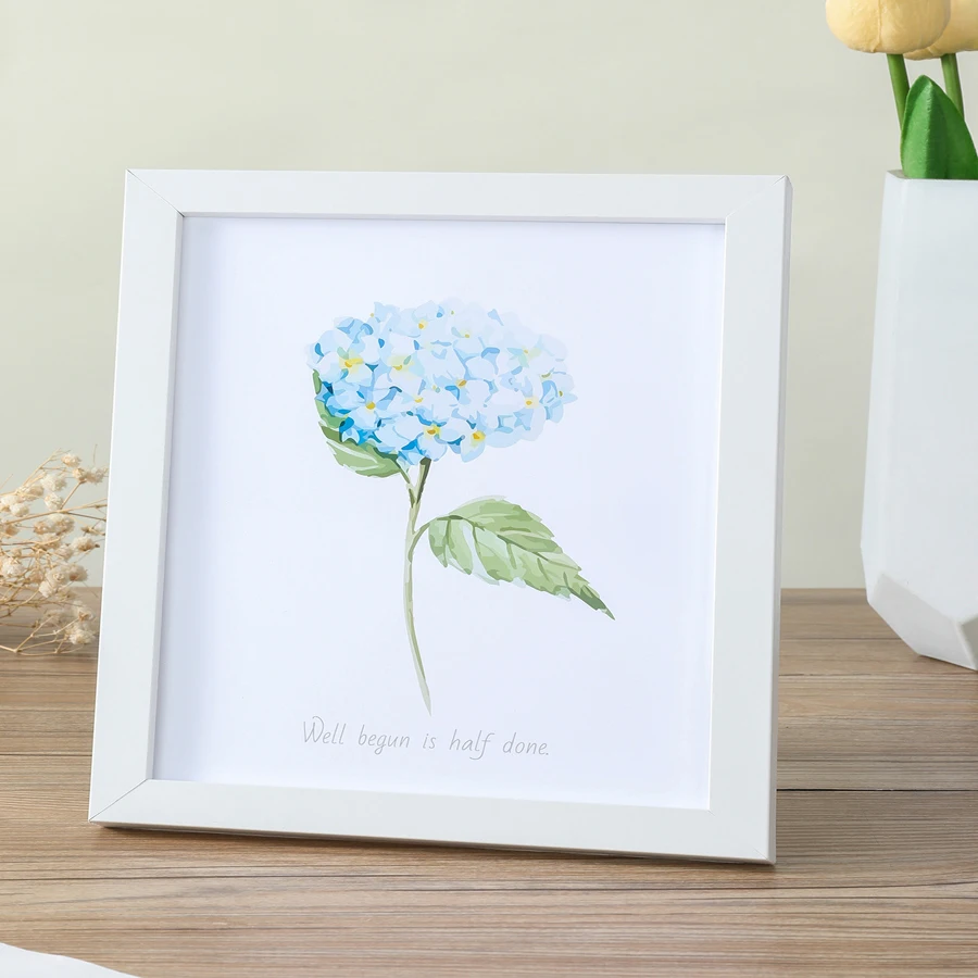 Настенная Деревянная Квадратная Фоторамка 20x20 См/25x25 См Декоративная В