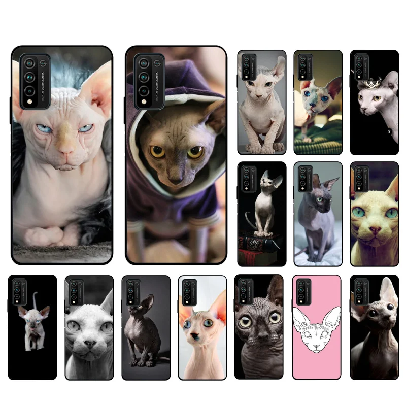 

Hairless Beerus cat Phone Case for Huawei Honor 50 10X Lite 20 7A 7C 8X 9X Pro 9A 8A 8S 9S 10i 20S 20lite 7X 10 lite