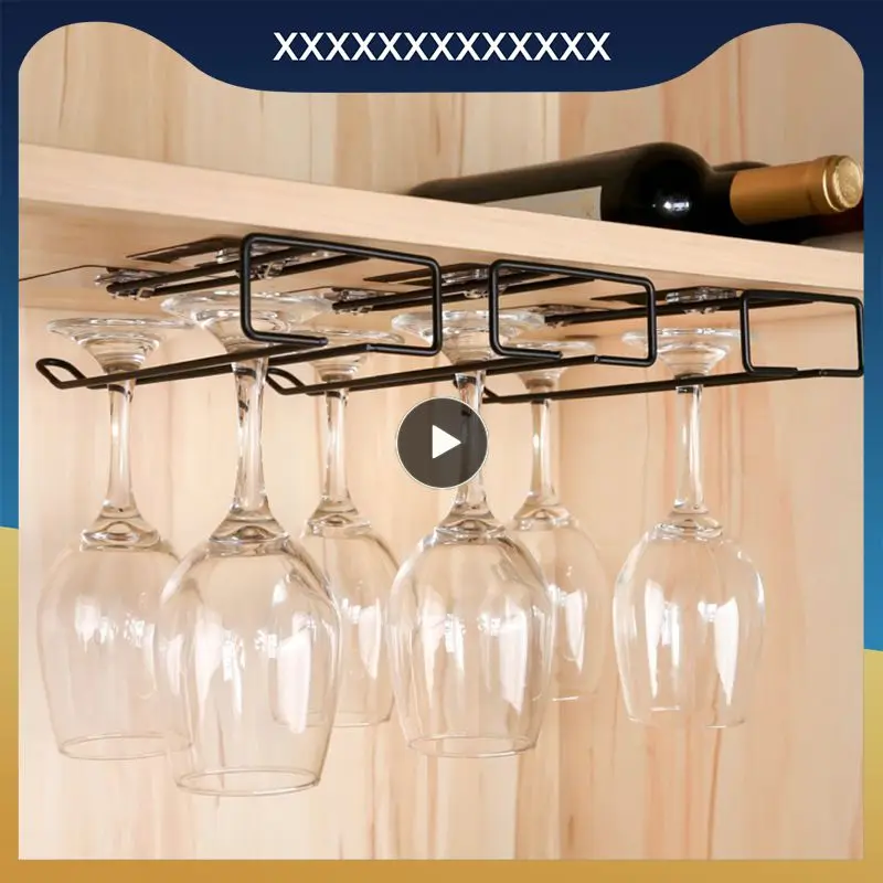 

Glass Holder Wine Glass Holder Wine Glass Rack Bar Inverted Shelf Multifunctional Plastic Film Shelf Kitchen Storage Organizer