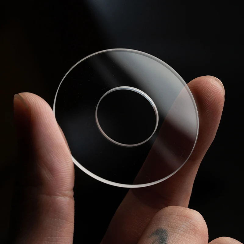 

Pocket wheel accessories Fidget spinner 4mm steel ball gold bead sapphire glass cover