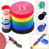 5meterroll 1520mm reusable nylon color hooks and loop strap cable tie self adhesive fastener tape magic tape diy accessorie