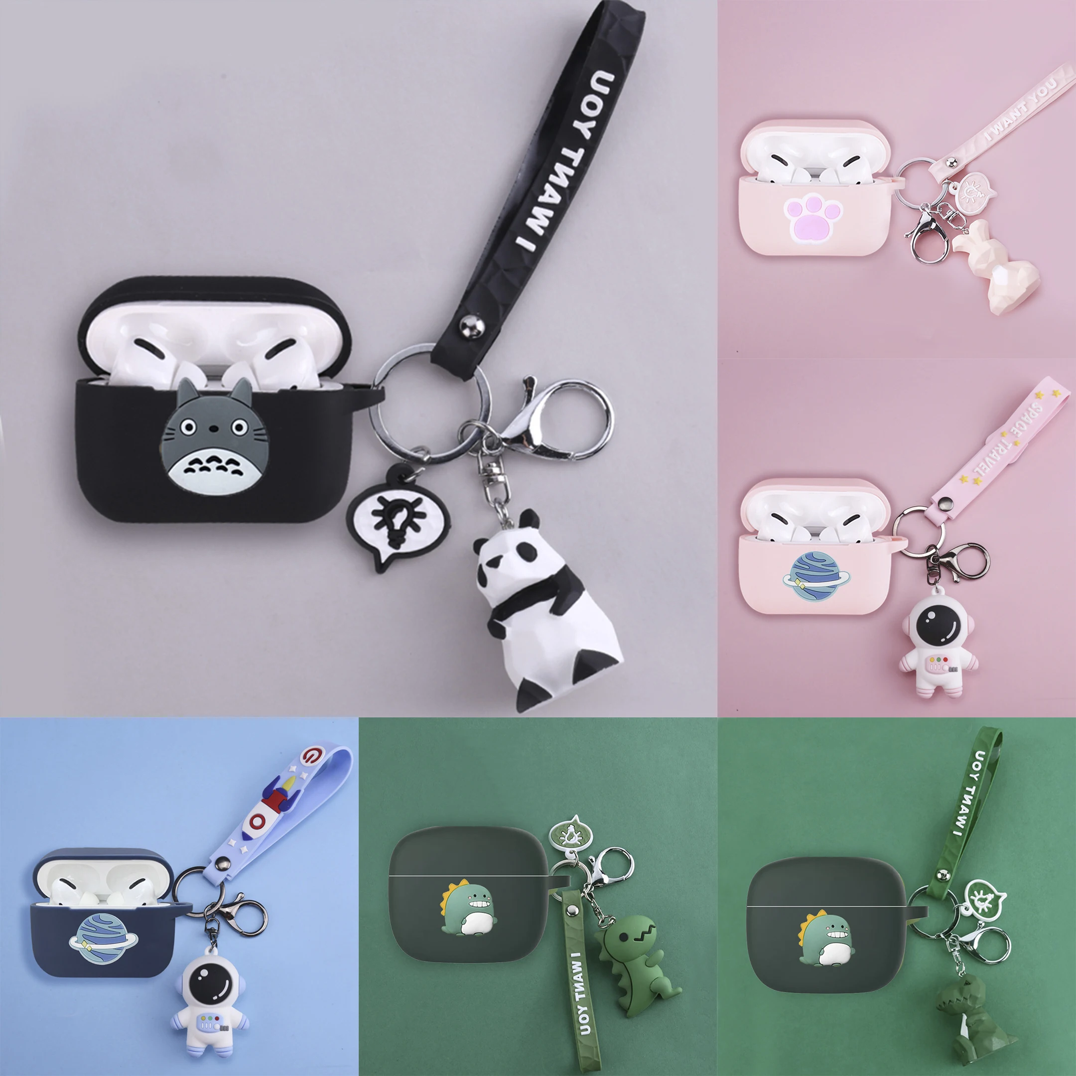 

Cartoon Soft Silicone For JBL TUNE 215 Case Wireless Bluetooth Earphones Cover For jbl215 Anti-fall Protective Case 215 Fudnas