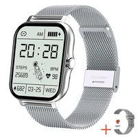 2022 new women smart watch men 1 69 color screen full touch bluetooth call fitness tracker smart clock ladies smart watch women