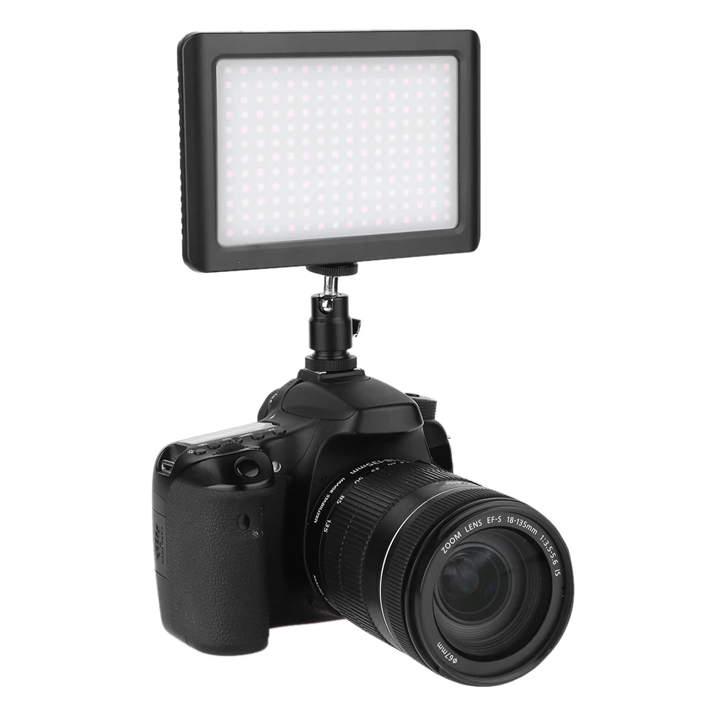 

192 светодиодный фотография заполняющий свет 12W стусветильник свет ing 3200K-6000K Цветовая температура 90 градусов регулируемый держатель