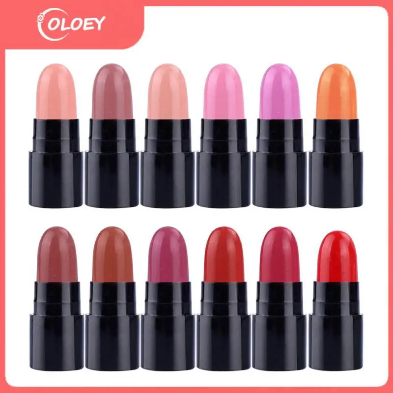 

ELECOOL 12 Color Matte Lipsticks Set Kit Waterproof Matte Lipstick Lip Sticks Cosmetic Easy To Wear Matte Makeup Beauty Lipstick