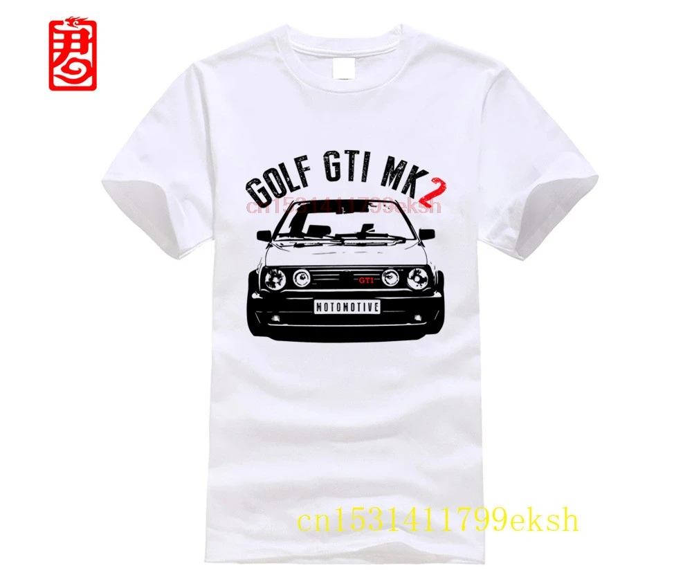 

Футболка для гольфа, рубашки для гольфа GTI, рубашки GTI MK2, классические рубашки для гольфа, рубашки с машинами, футболки с машинами, мужские фу...