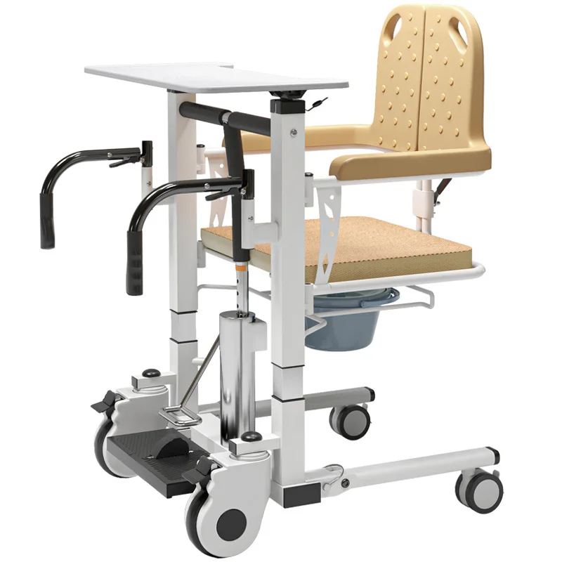 

Hydraulic Lift Shift Machine Bedridden Lifting Elderly Disabled Paralyzed Patient Bed Wheelchair Transfer Lifter Toilet Chair