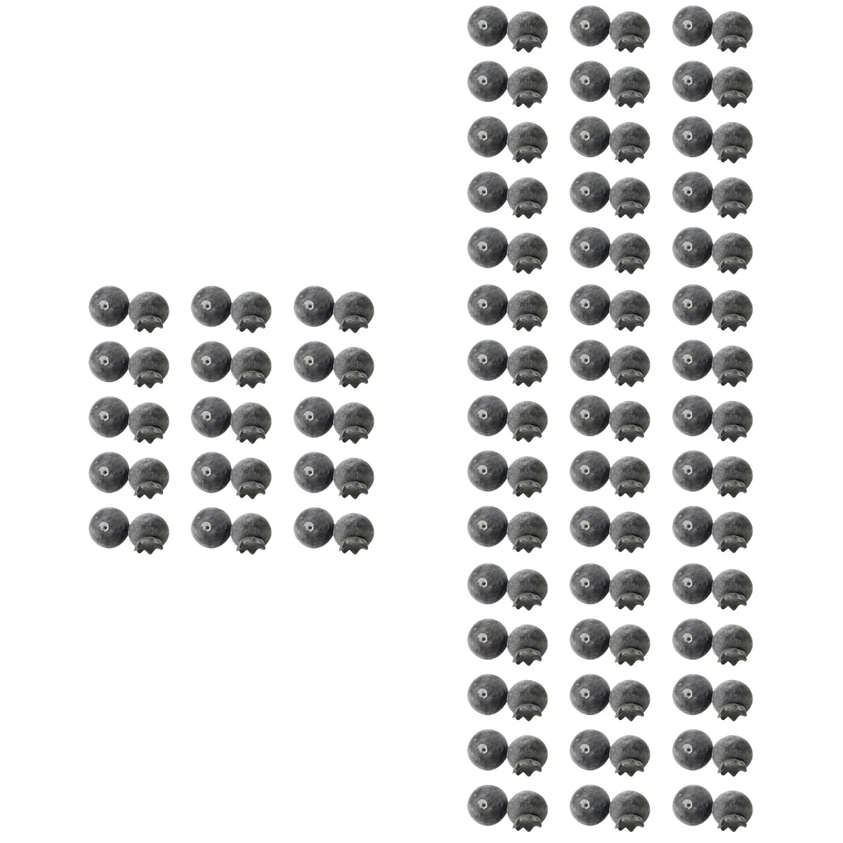 

120 Pcs Artificial Fruit Simulation Blueberry Photo Prop Model 2x2cm Desktop Fake Decor Blueberries Foam Navy Lifelike Fruits