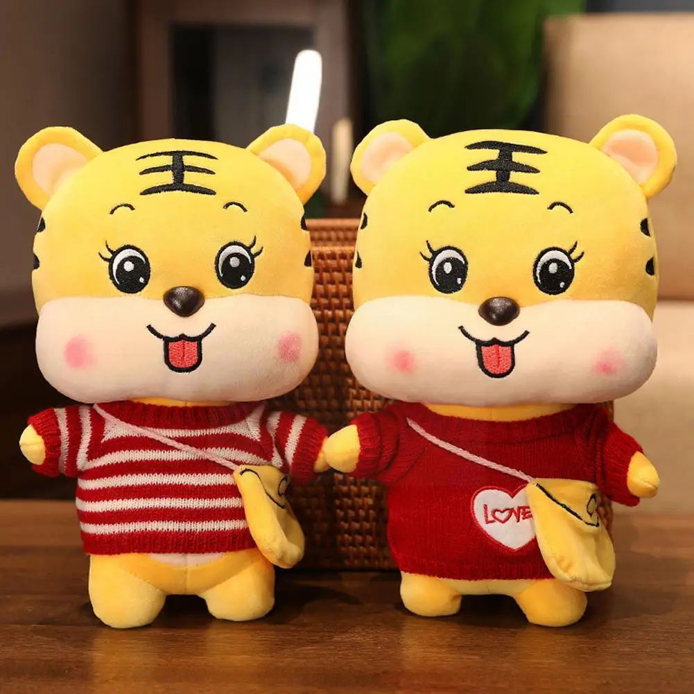 

30 Kawaii Cafe Mimi желтый тигр плюшевая игрушка симпатичная S мягкая тряпка животное плюшевая искусственная детская игрушка V0w6