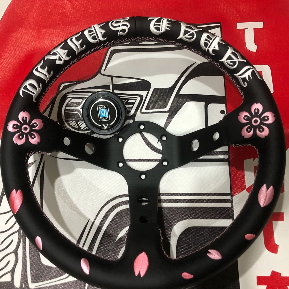 Универсальное гоночное рулевое колесо 330 мм 13 дюймов для дрифта автомобиля JDM Nardi