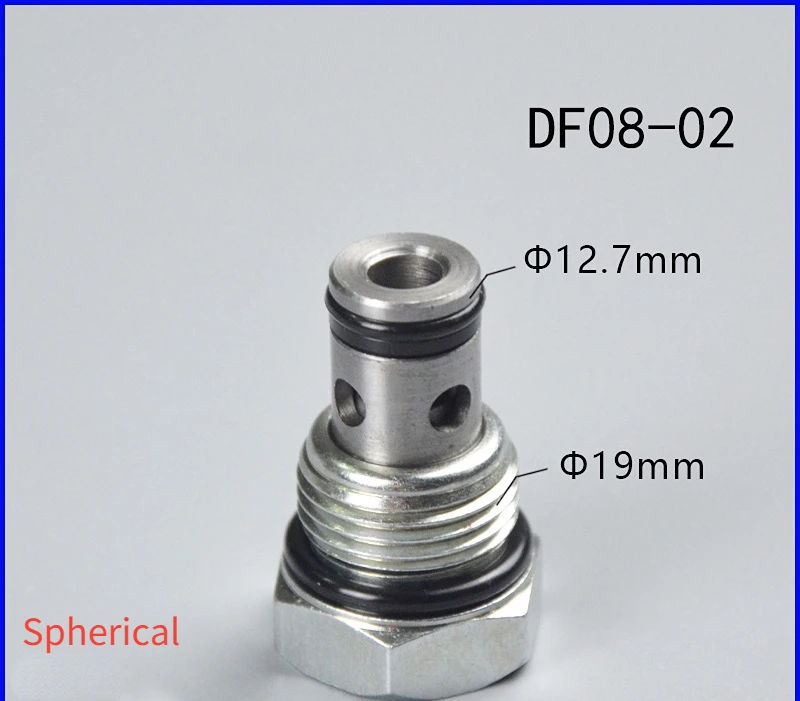 

Threaded Cartridge DF08-02 Steel Ball Sealed Check Valve Power Unit Pressure Maintaining Hydraulic Valve CV08