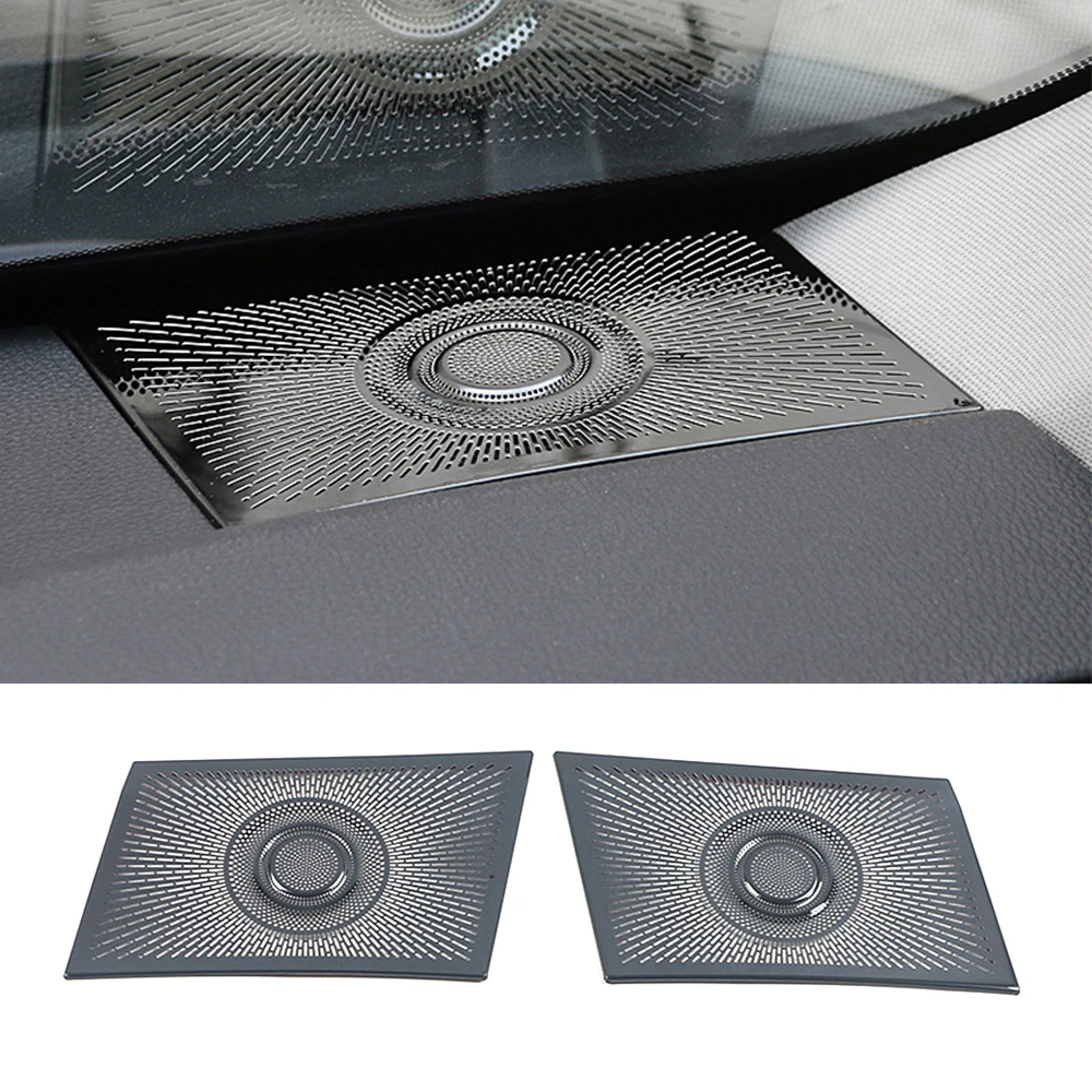 

Для Toyota Highlander XU70 2020-2025 автомобильная приборная панель стерео аудио динамик звуковая крышка украшение рамка отделка наклейка из нержавеющей стали