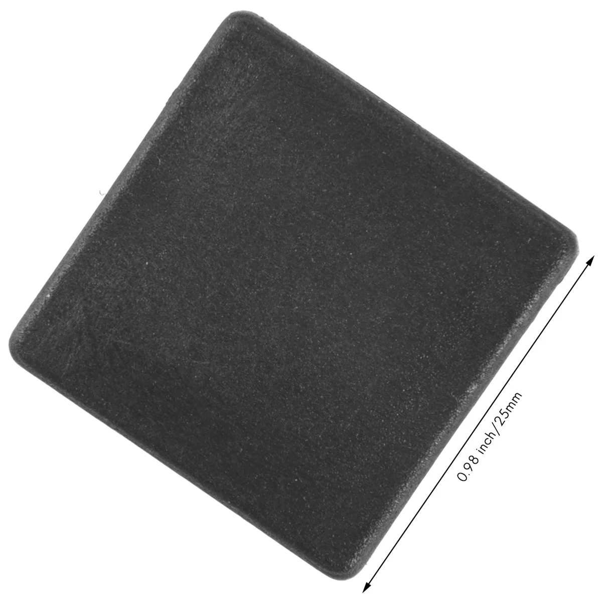 200 шт. 1 дюйм. Квадратная трубка заглушка пластиковые заглушки для труб колпачок