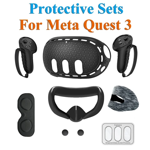 Силиконовый чехол для Meta Quest 3 7 в 1