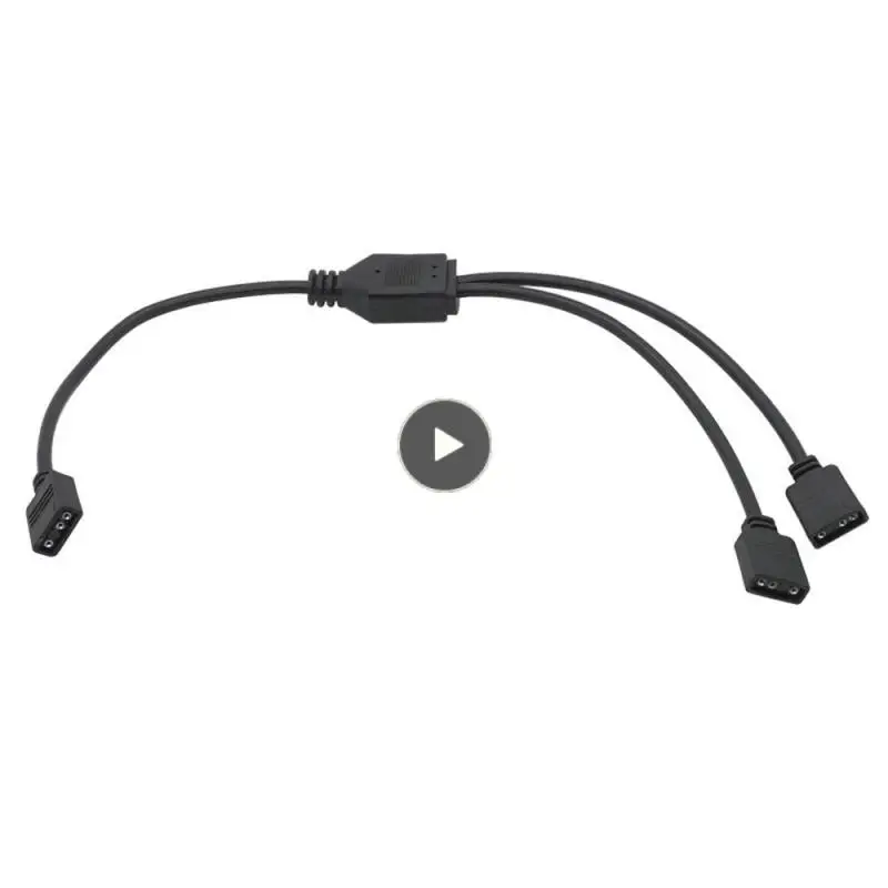 

Stable Connection Splitter Wear Resistance Extension Cord Environmental Friendly Durable Extension Cable Non-toxic Hub Black