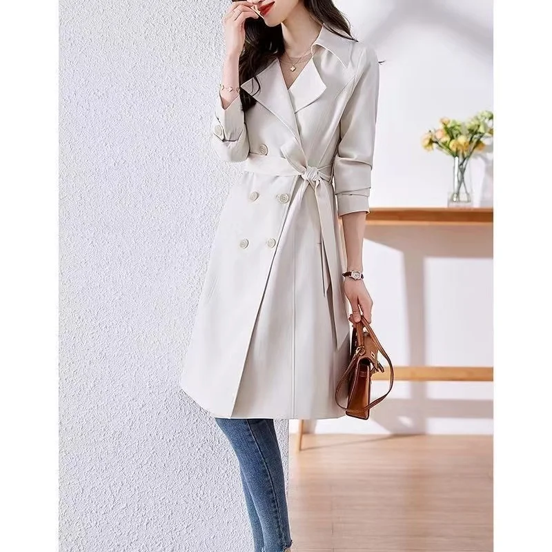 Новинка женское осеннее пальто модное небольшой осенний темпераментный Узкий